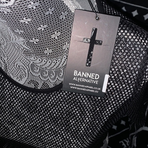 Banned Alternative Net top, NWT, UK Brand, Rare - Picture 4 of 4